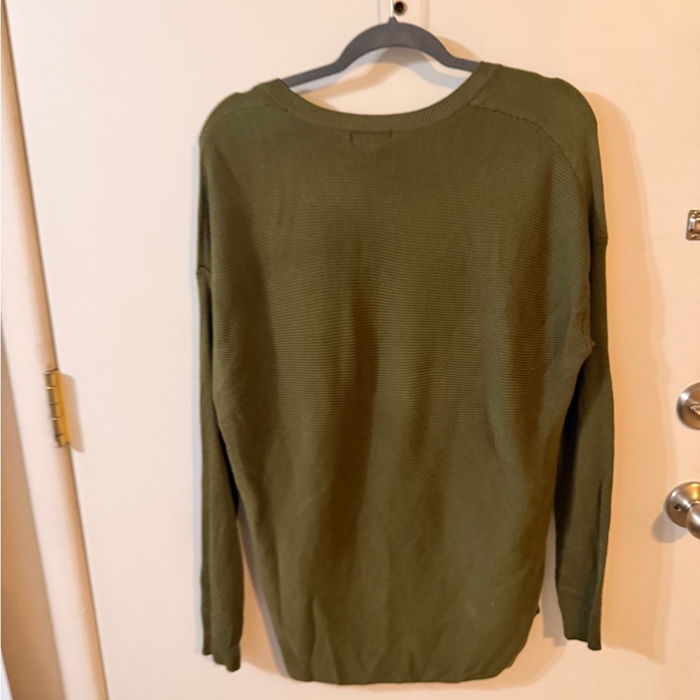 Poof! Forest Green Knit Top